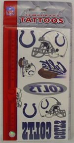 Indianapolis Colts Tattoos 10ct