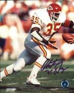 Christian Okoye Signed Kansas City Chiefs 8 x 10 Photog