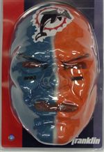 Miami Dolphins Face Face Decals, 7ct