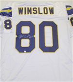 Framed Kellen Winslow Autographed Signed Insc San Diego Chargers Jerse –  MVP Authentics